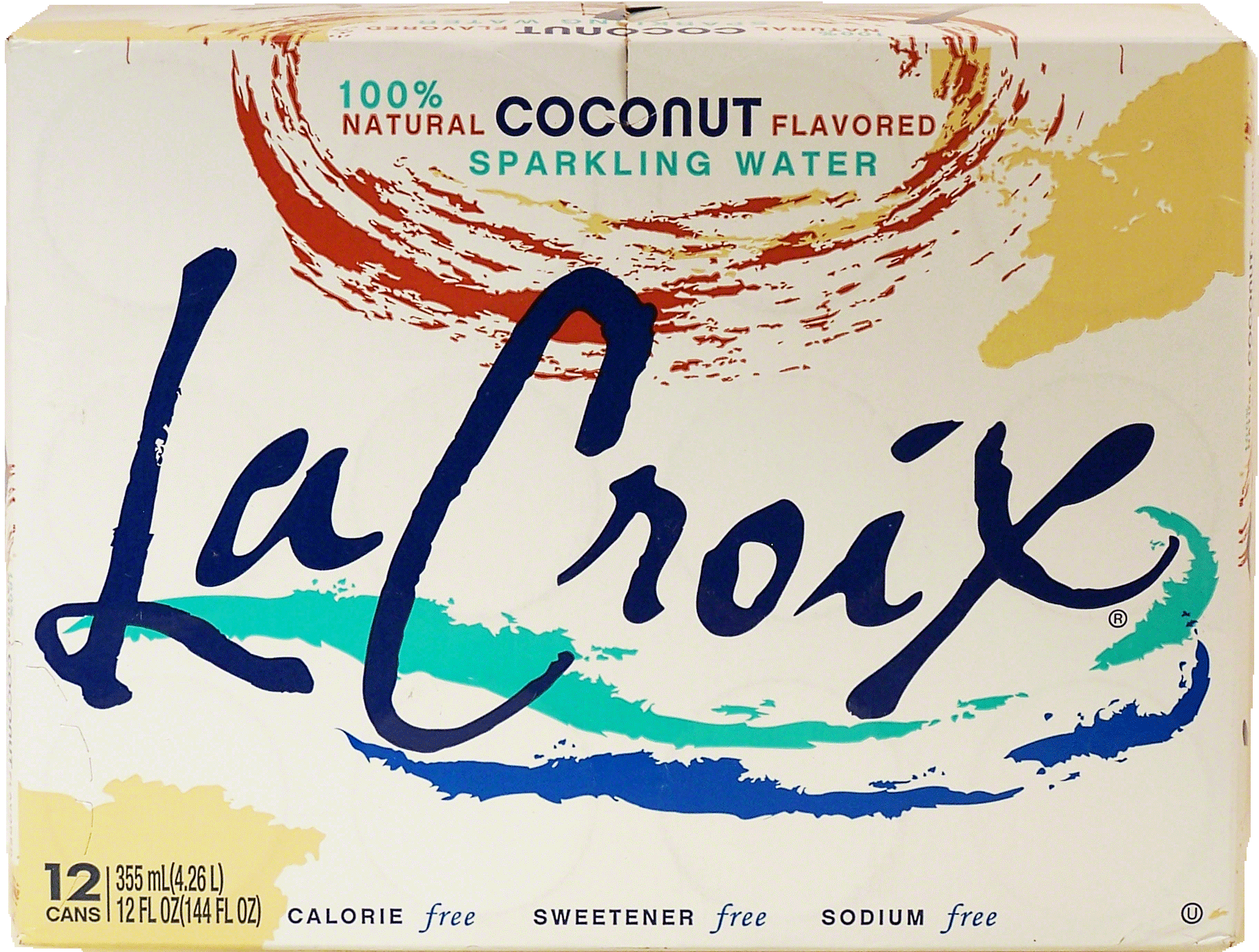 La Croix  coconut flavored sparkling water, calorie free, 12-fl. oz. cans Full-Size Picture